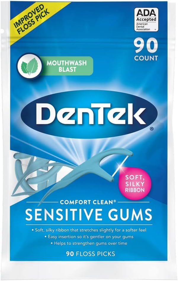 DENTEK FLOSS PICKS SILK 90CT