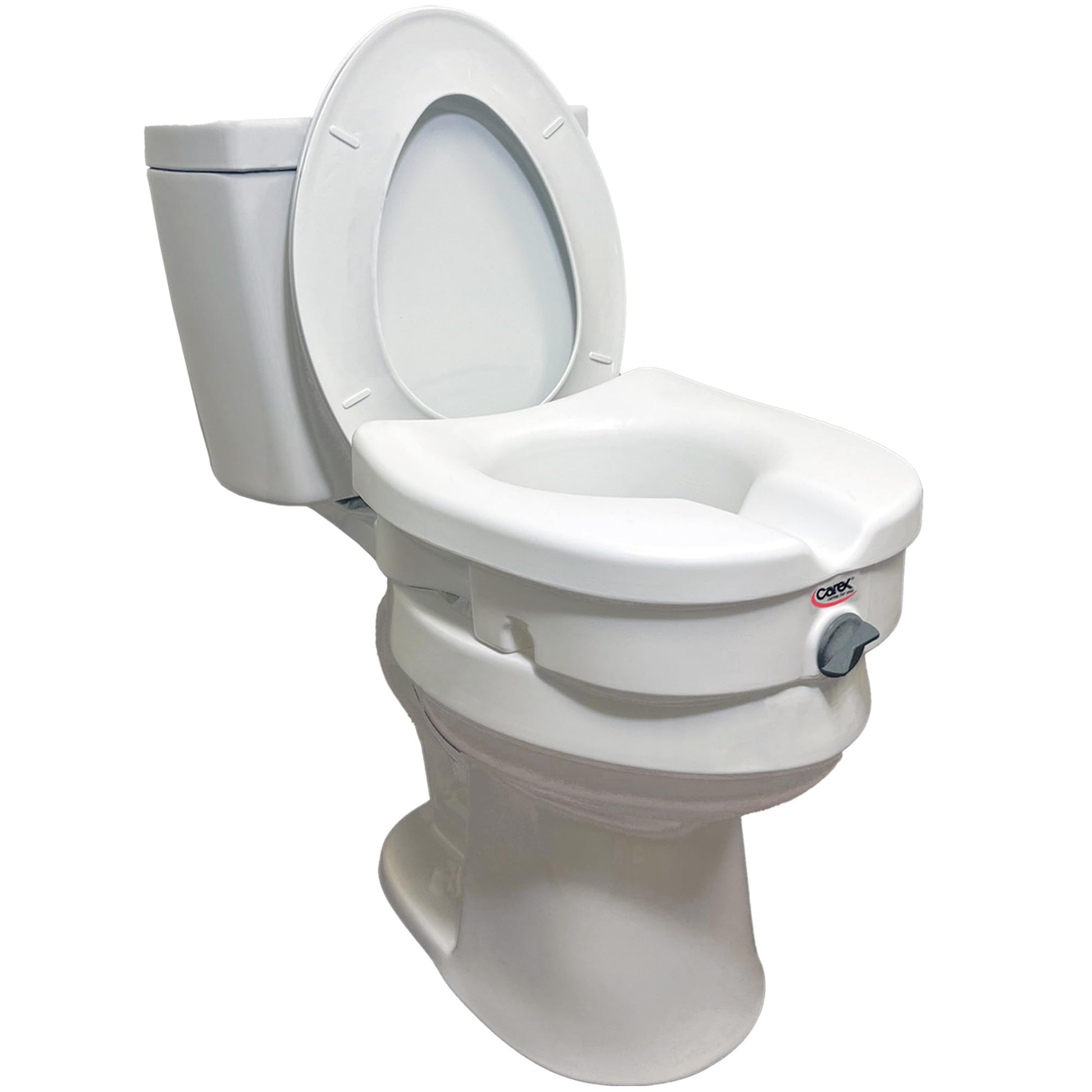 CAH RAISED TOILET SEAT EQ W/LOCK