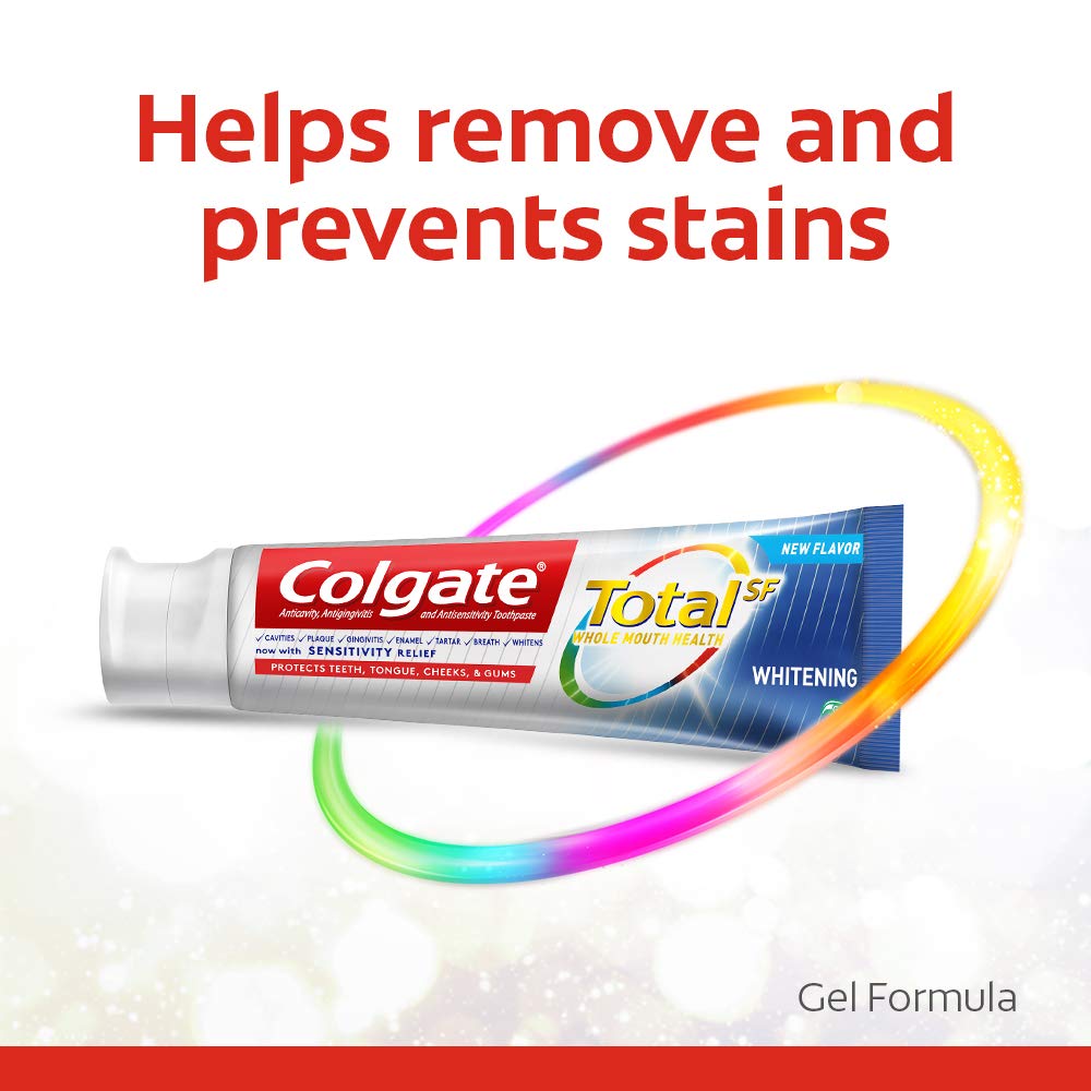 COLGATE TOTAL WHITENING GEL 4.8OZ