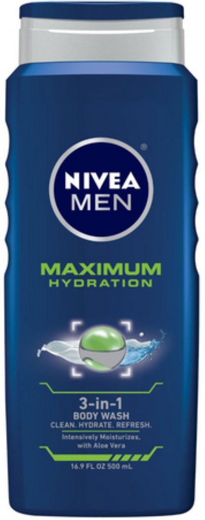 NIVEA MEN ACTV CLN 3N1 DP CLN WSH 16.9OZ