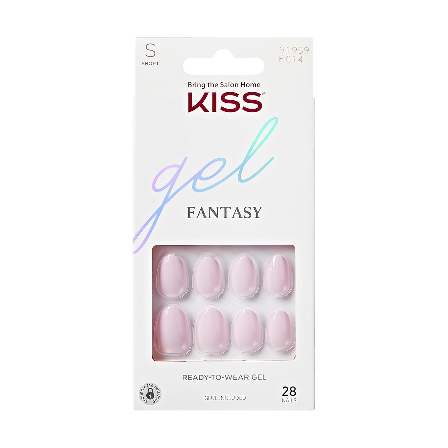 KISS Nails Gel Fantasy Short Length, Aim High