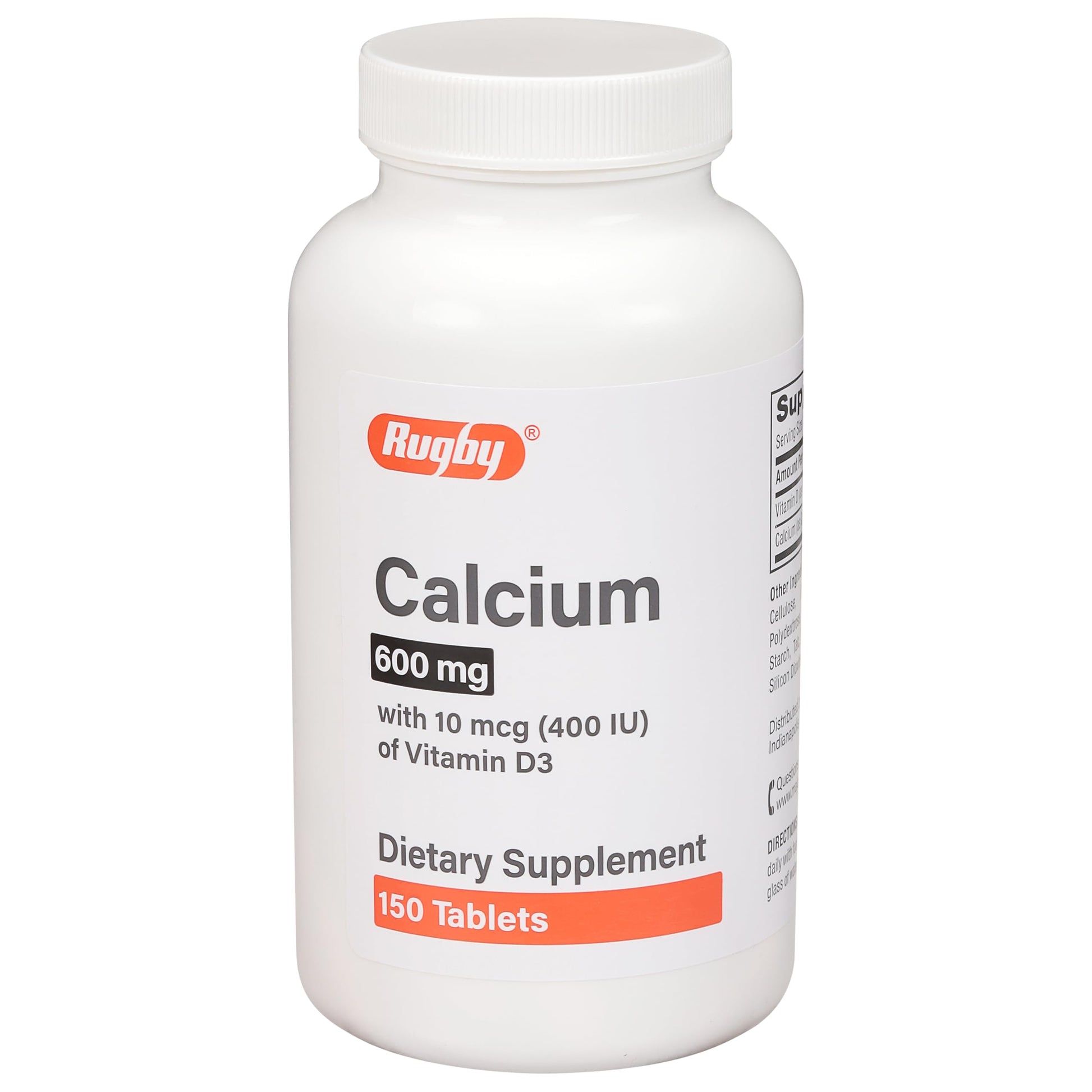 CALCIUM-VIT D 600MG-400IU TAB 100 UD