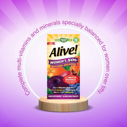 ALIVE MULTIVIT WOMEN ENERGY TAB 50CT