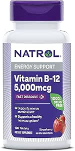 NATROL VIT B12,5000MCG,FAST DSLV