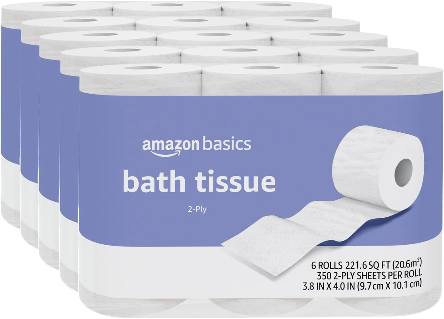 EMERALD BRAND BATH TISSUE,2 PLY 4 PACK