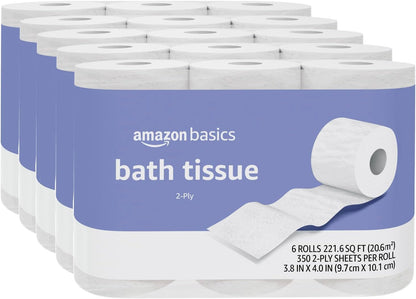 EMERALD BRAND BATH TISSUE,2 PLY 4 PACK