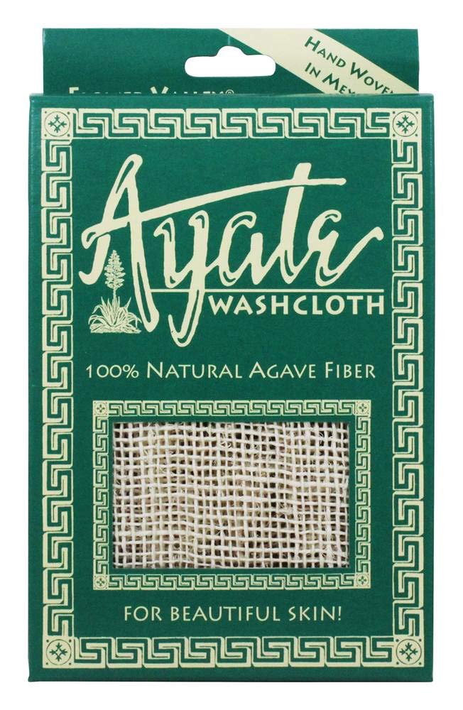 FLOWER VALLEY WASHCLOTH,AYATE FIBER
