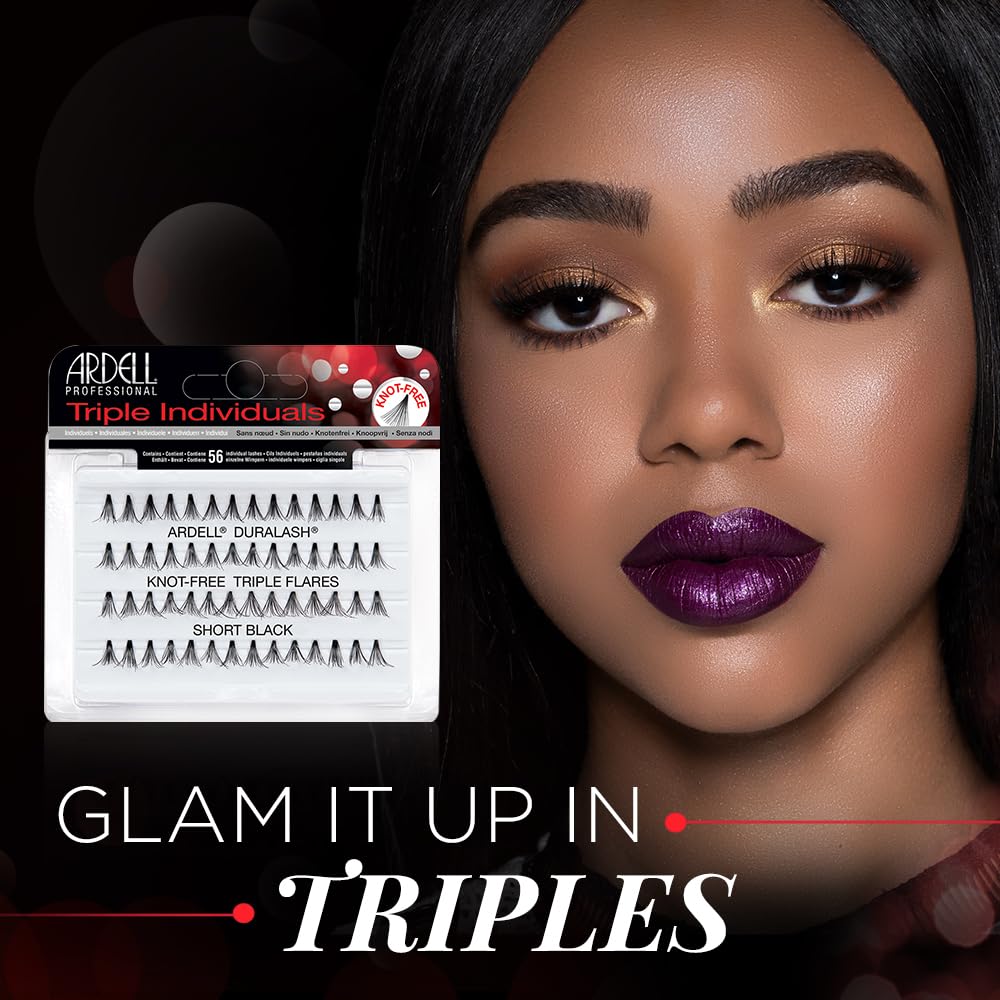 ARDELL LASHES TRIPLE SHORT BLK
