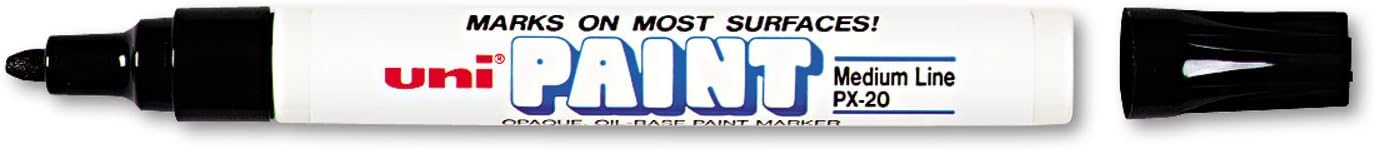 uni-ball uni-Paint Oil Based Medium Line Marker - Blue, 12 count