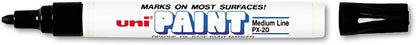 uni-ball uni-Paint Oil Based Medium Line Marker - Blue, 12 count