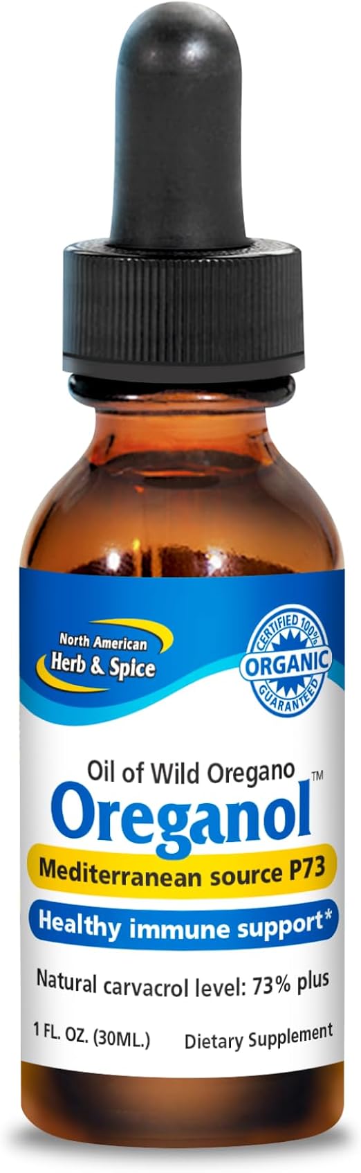 NORTH AMERICAN HERB & SPICE OIL OF OREGANOL,3X STRONG
