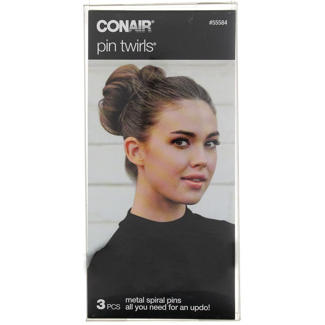 CONAIR Pin Twirls Metal Spiral Pins, 3 count