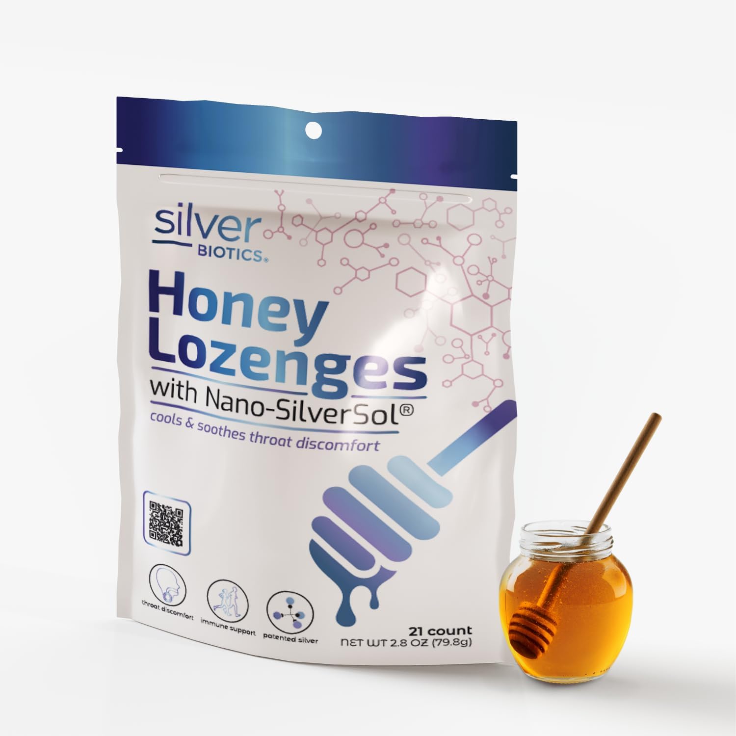 SILVER BIOTICS LOZENGES,W/VITAMIN C