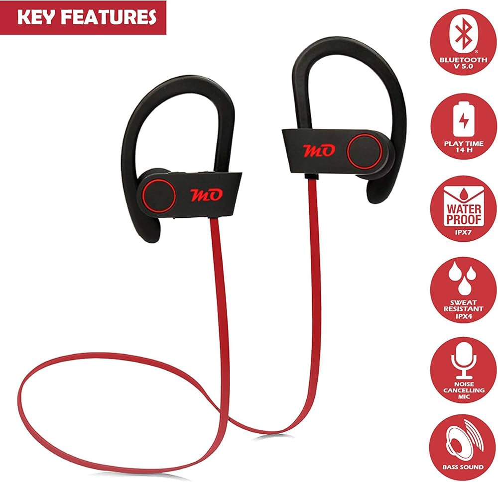 COBY SPORT WIRELESS EARBUDS BLK