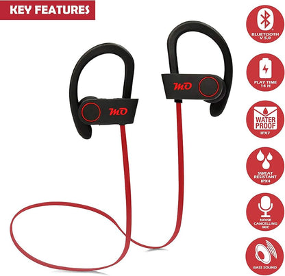 COBY SPORT WIRELESS EARBUDS WHT