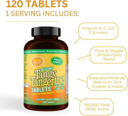 Vitamin Supplement Tablets; Tangerine Lime