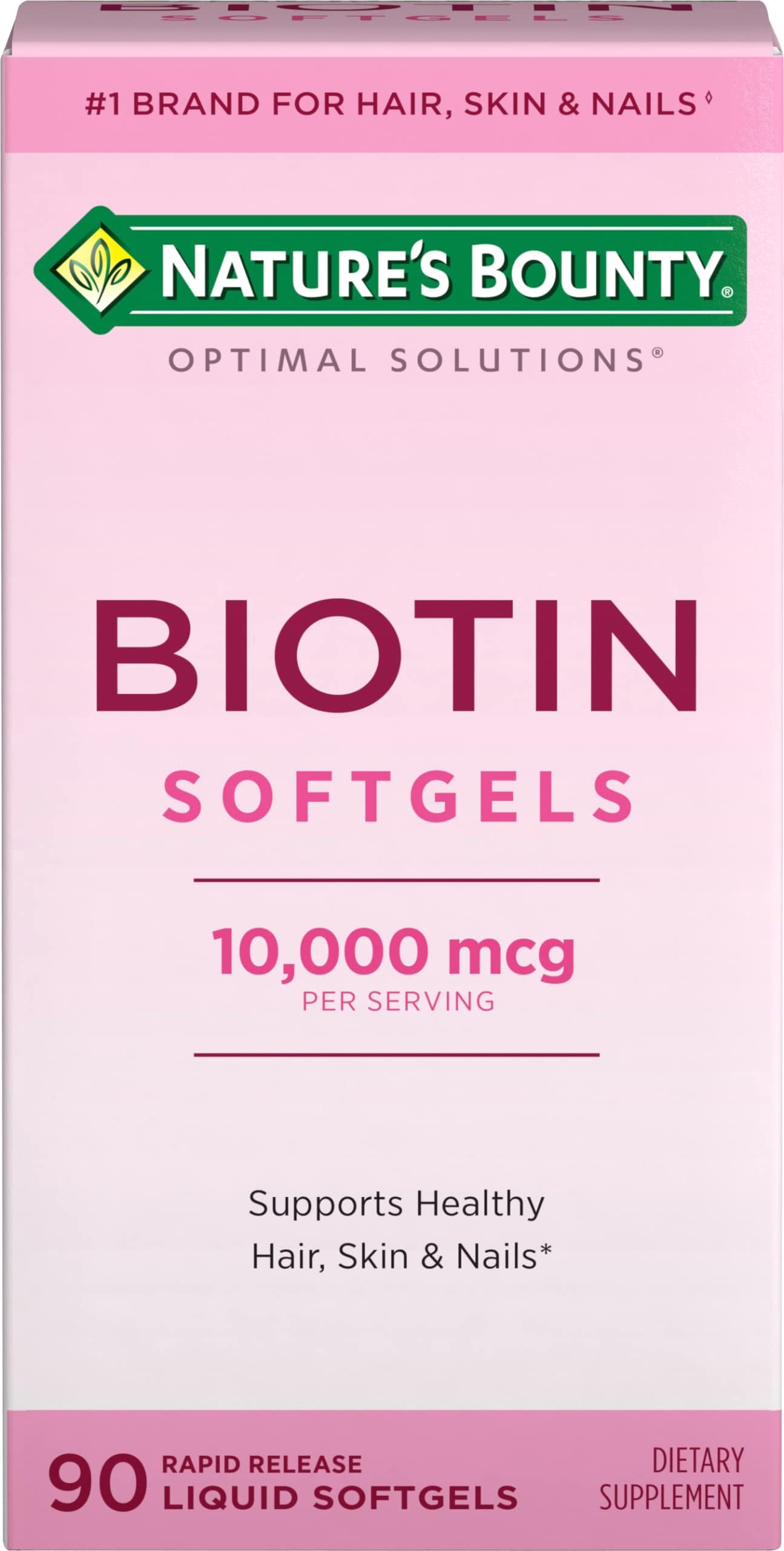 BIOTIN 1000MCG TABLET 100CT NAT BOUNTY