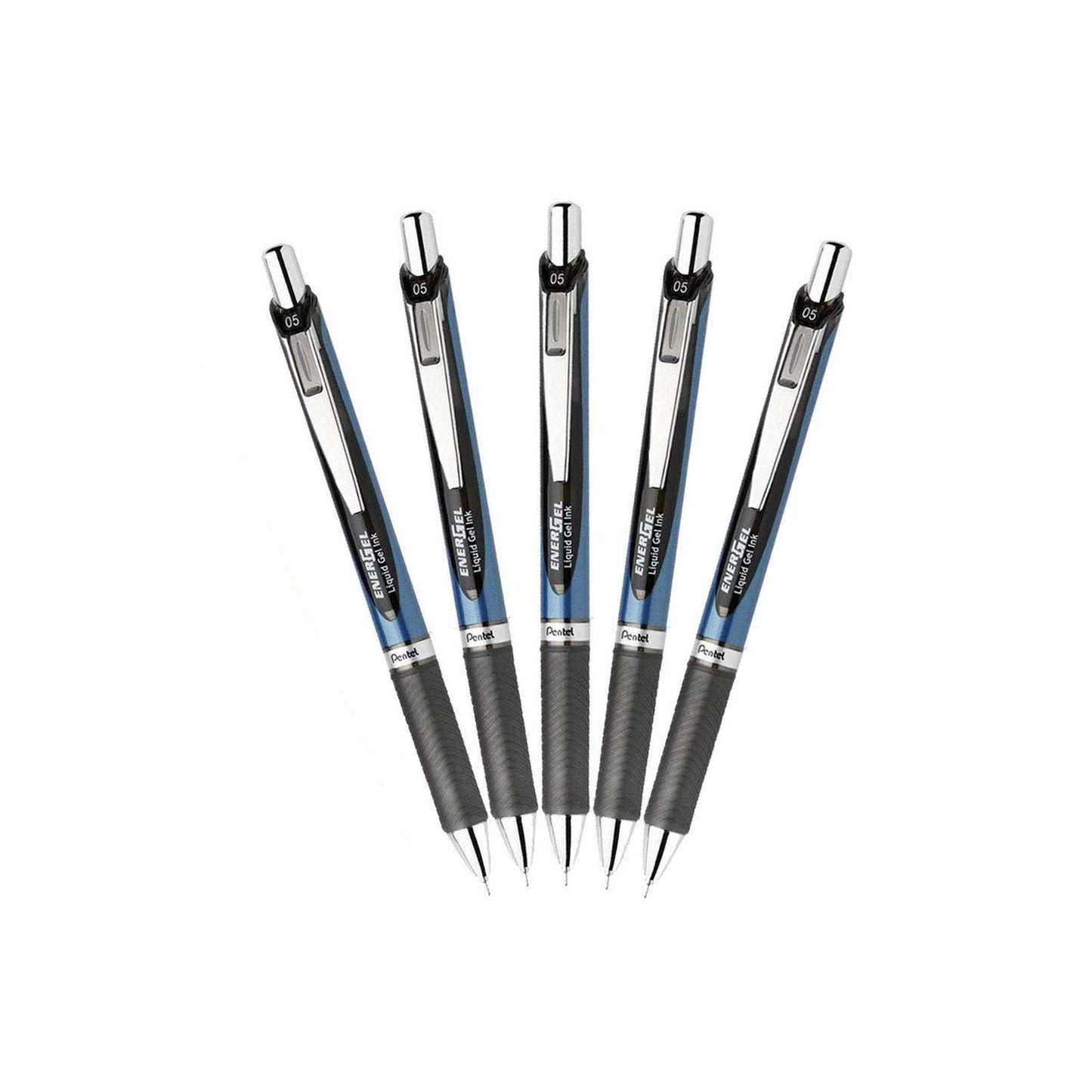 EnerGel RTX Retractable Liquid Gel Pen, (0.5mm) Needle Tip, Fine Line, Black Ink 2-Pk