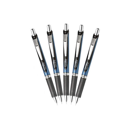 EnerGel RTX Retractable Liquid Gel Pen, (0.5mm) Needle Tip, Fine Line, Black Ink 2-Pk