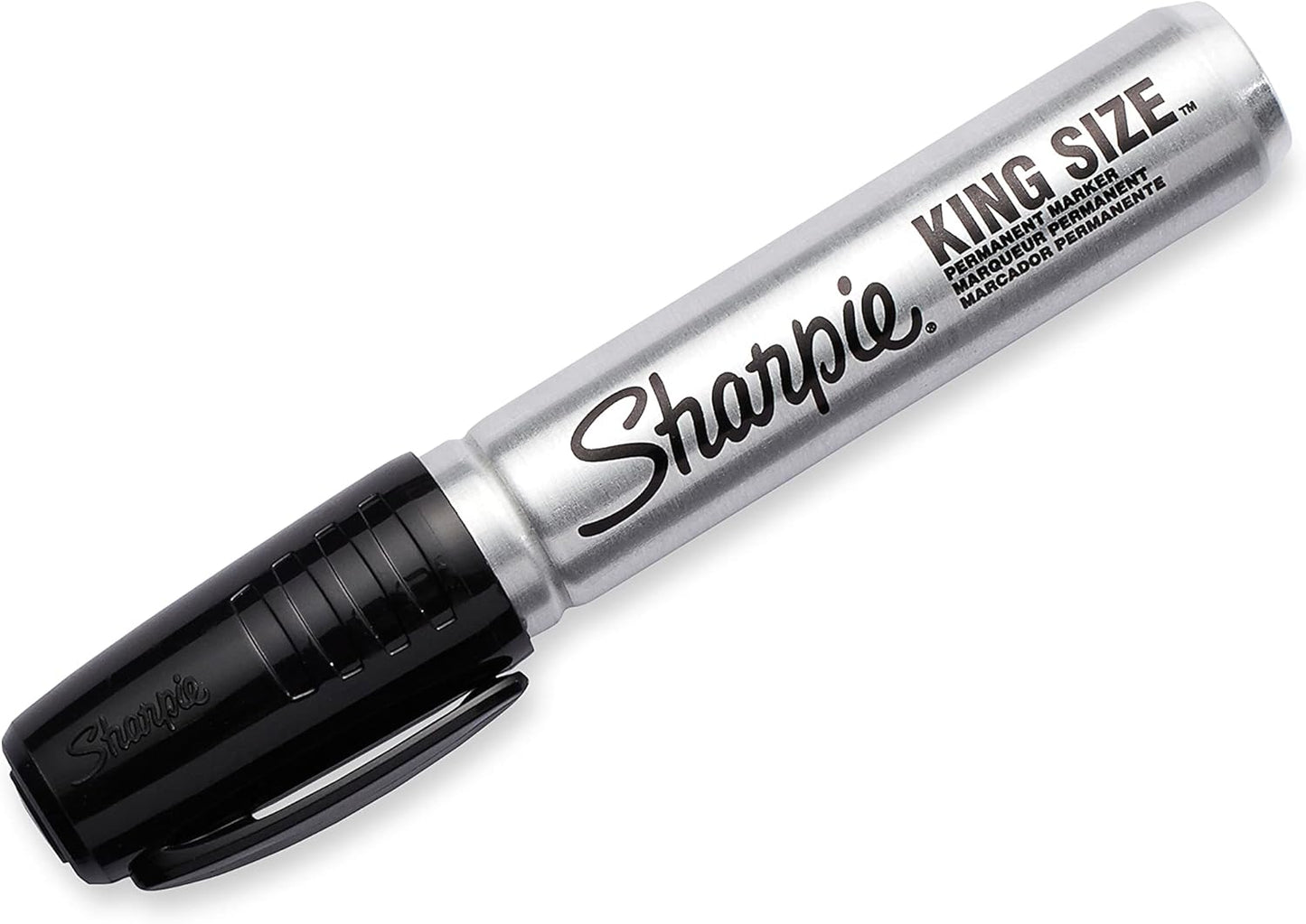 Sharpie Top Broad/Large Permanent Marker Chisel Tip, Black, 2 Count