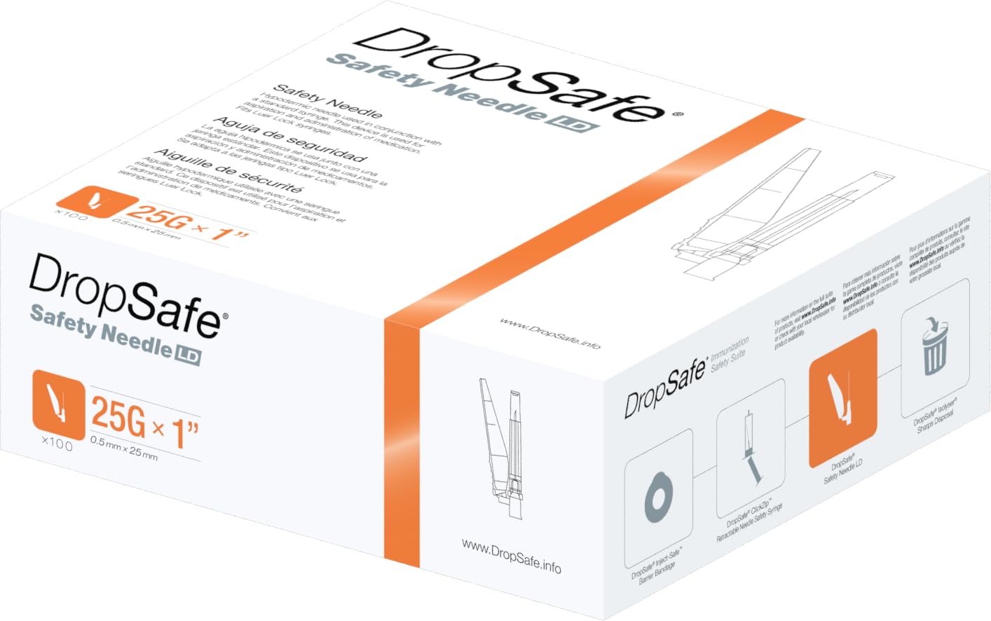 DROPSAFE SFTY PEN ND 31GX6MM 100