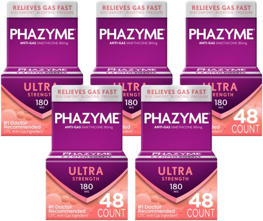 PHAZYME ULT GAS RLF GC 500MG 20