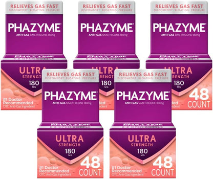 PHAZYME ULT GAS RLF GC 500MG 20