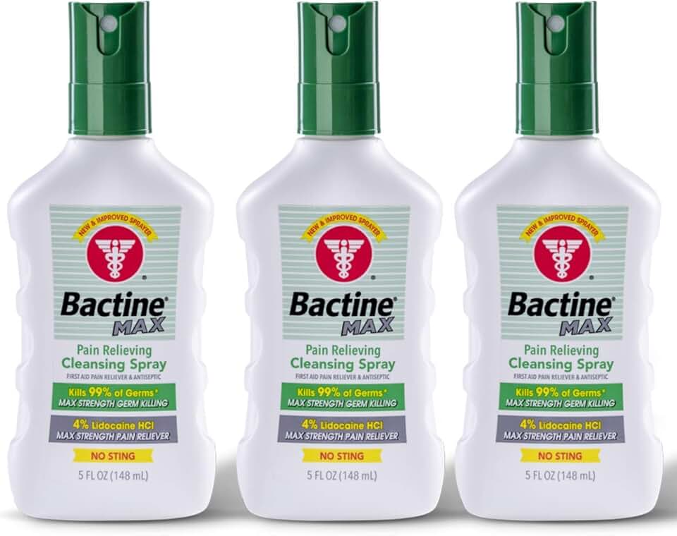 BACTINE MAX SX 4% 176ML ANSTC