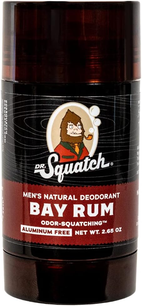 DR. SQUATCH DEODORANT,MENS,BAY RUM