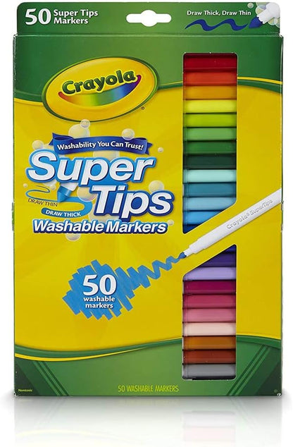 Crayola Washable Super Tips, 20 count