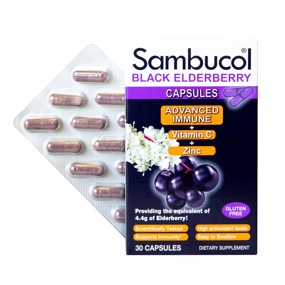 SAMBUCOL BLK ELDBRY CP 30 ADV IMM