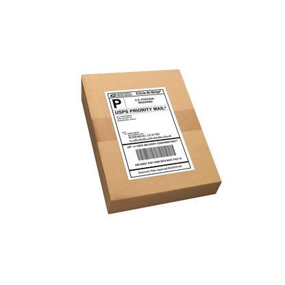 Avery TrueBlock Permanent Inkjet Shipping Labels, 5.5" x 8.5" - White, 50 count