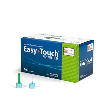 EASY TOUCH PEN NEEDLE 29G 1/2" 100CT