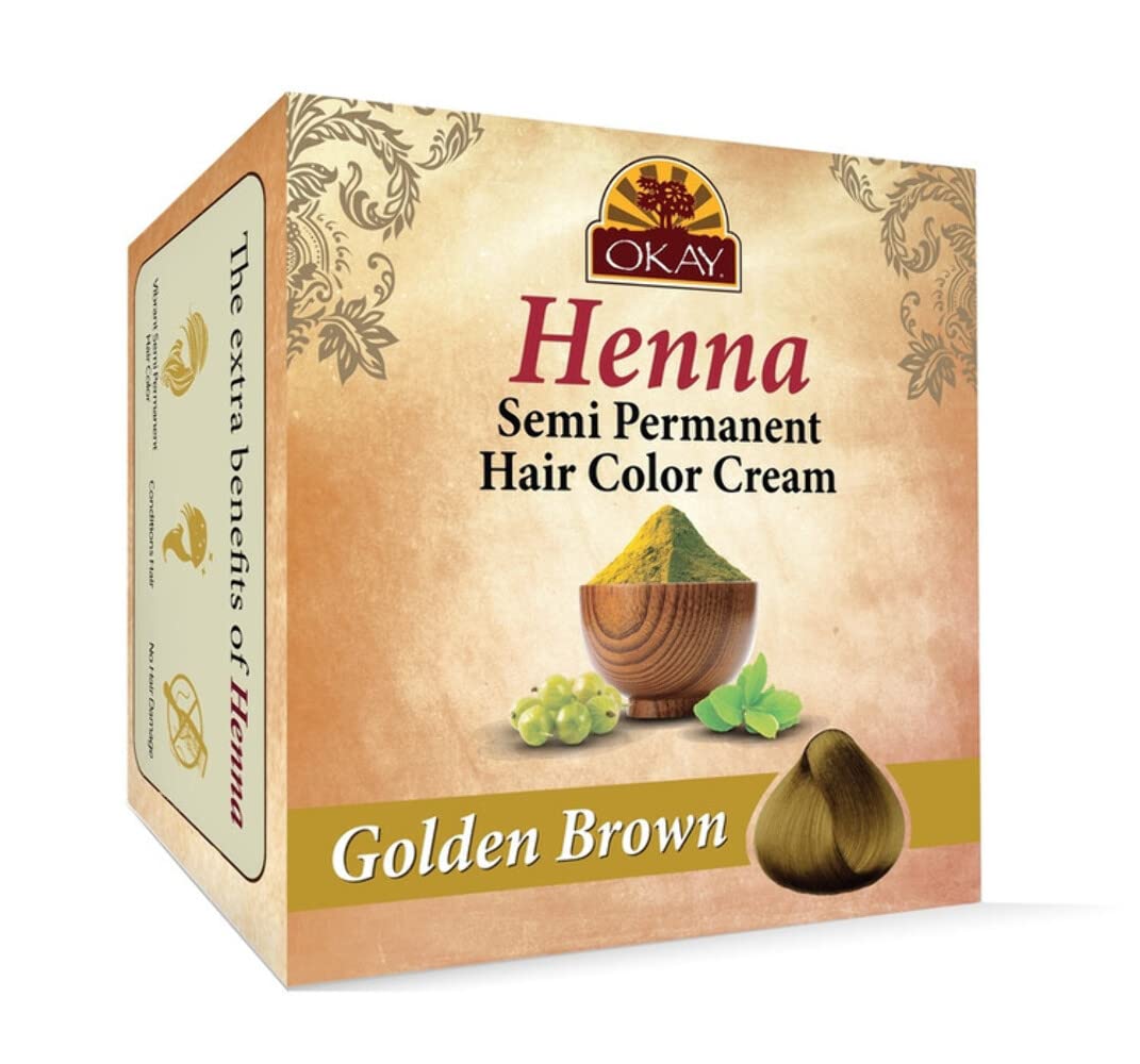 HENNA CREAM,GOLDEN BROWN