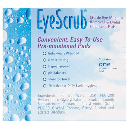 EYE SCRUB PADS 30CT ALCON
