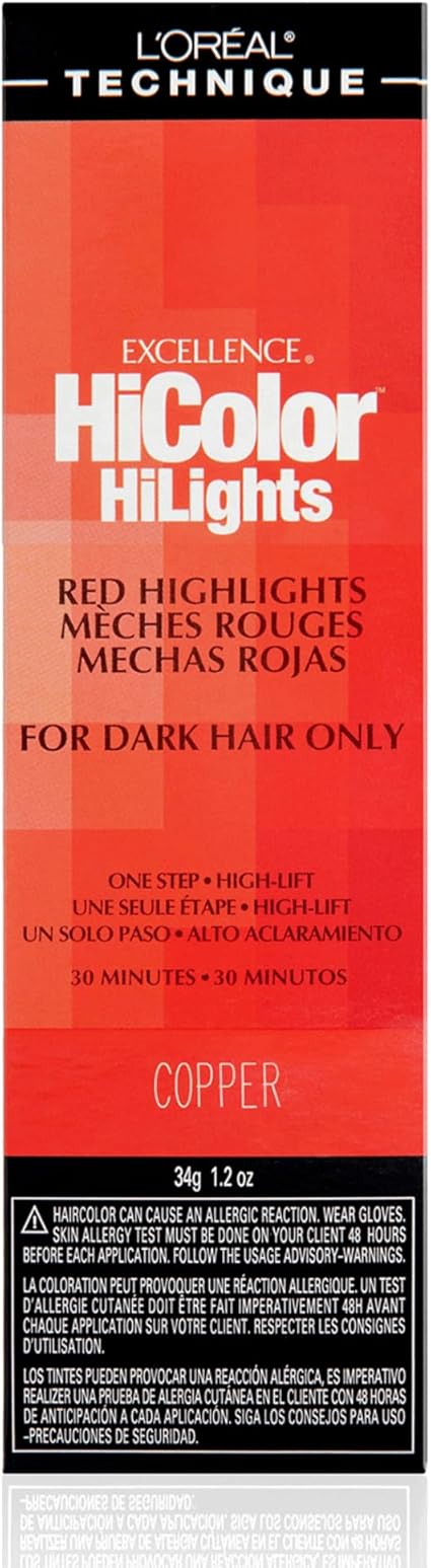 Loreal Excel Hicolor Hilights Copper 1.2oz