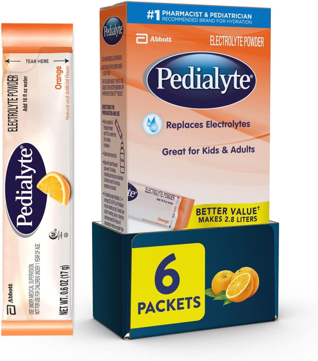PEDIALYTE PK 6X6X17GM ORANGE