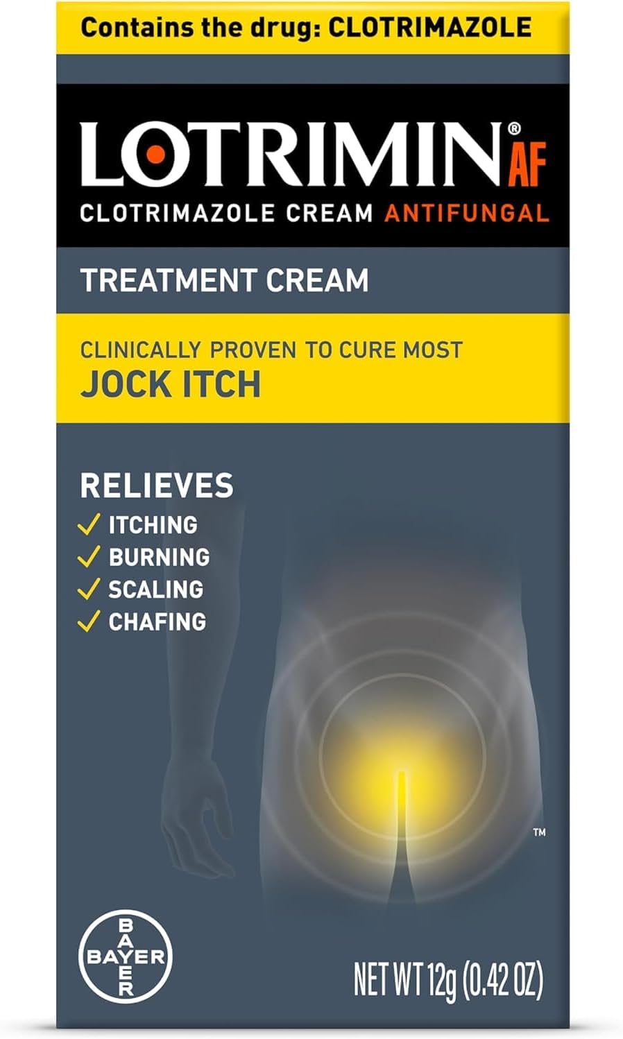 LOTRIMIN AF JOCK ITCH CREAM 12 GM