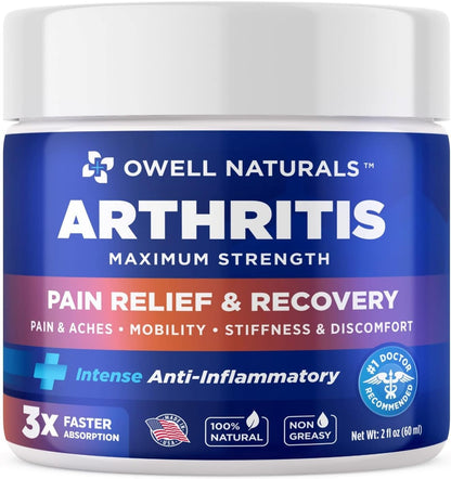 Arthritis Pain Relief Cream; Mobility