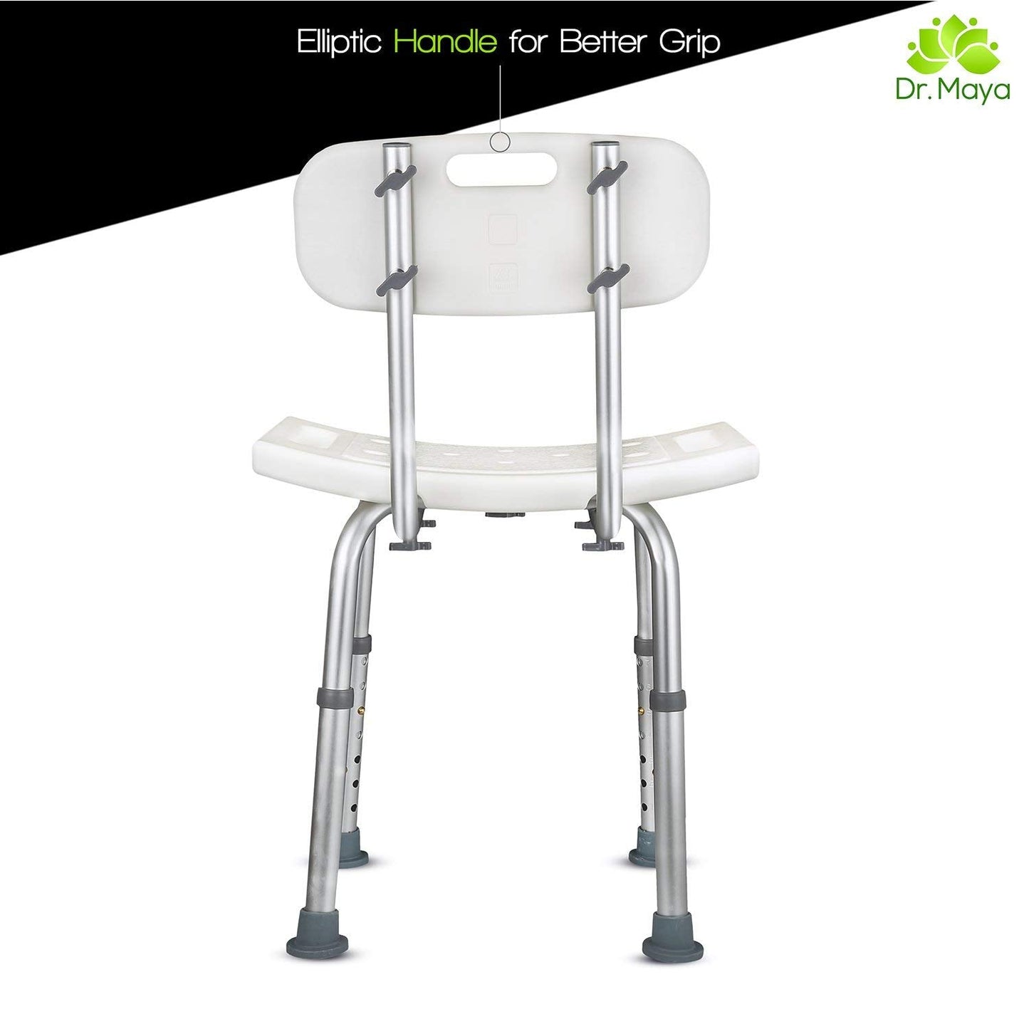 CAH SHOWER CHAIR W/BACK 250LBS