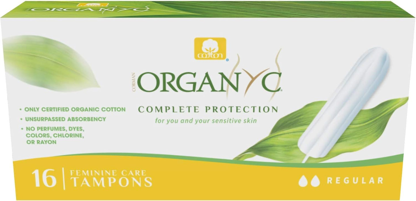 ORGANYC TAMPONS,REG,COTTON APPL