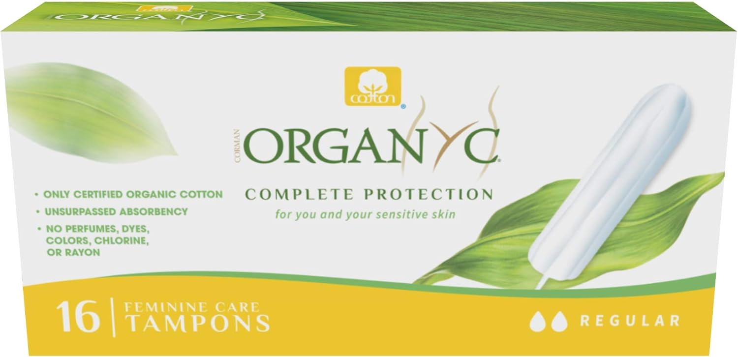 ORGANYC TAMPONS,REG,COTTON APPL