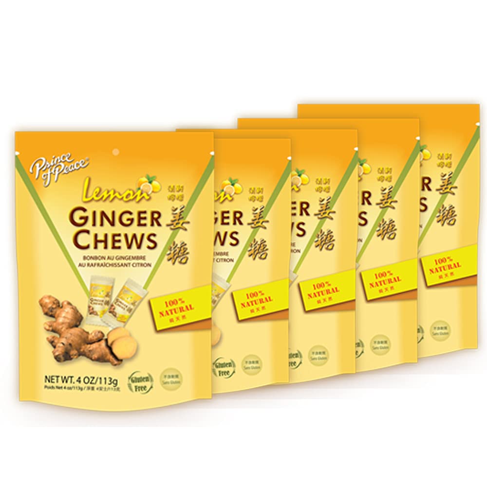 PRINCE OF PEACE CHEWS,GINGER LEMON