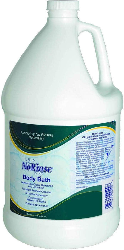 NO RINSE BODY BATH LQ 128OZ