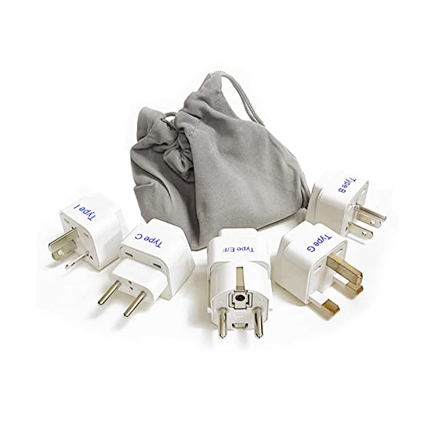 Travel Smart International Adapter Plug Set - White