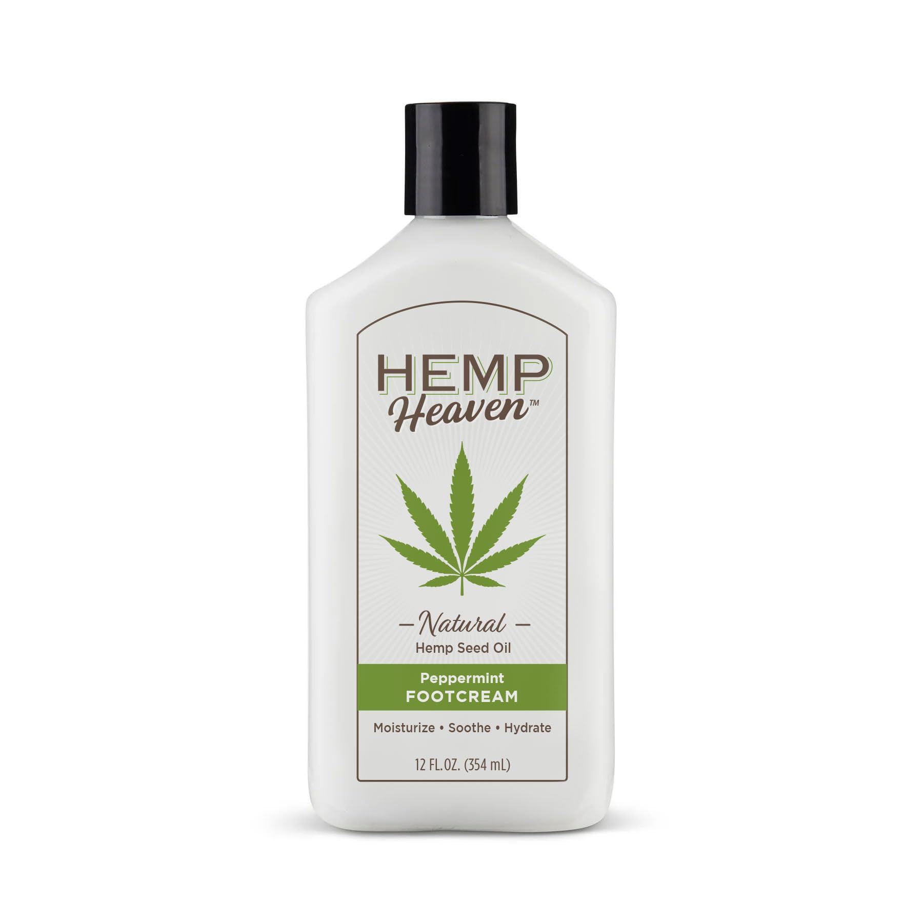 Hemp Heaven Foot Cream Peppermint 18oz Pump