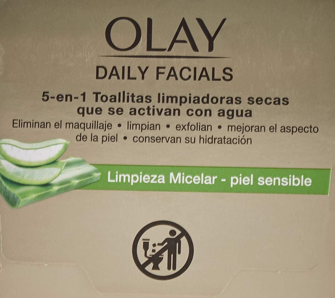 OLAY DAILY FACIAL 5IN1 SENS DRY WPE 33CT