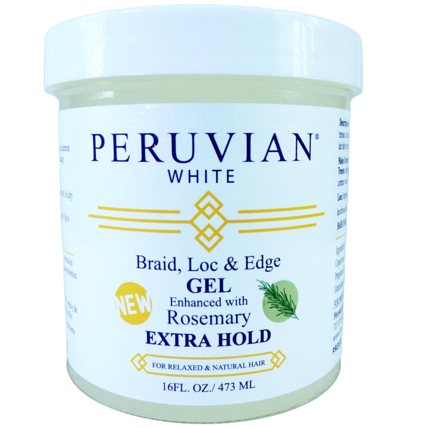 PERUVIAN WHT ACV BRAID&EDGE 32Z