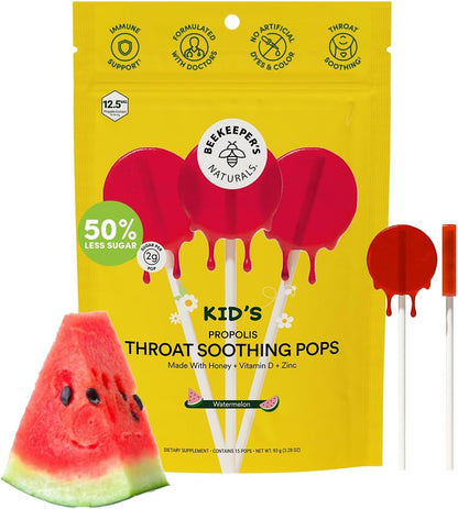 BEEKEEPER'S NATURALS LOLIPOP THROAT SOOTHING