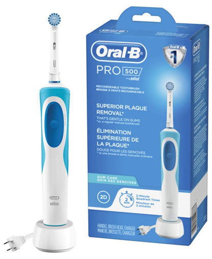 ORAL B PRO 500 POWER TOOTHBRUSH